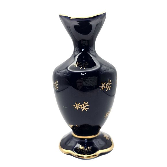 Porcelaine D'Art Limoges France Courting Couple Creamer Pitcher Bud Vase 6" - Picture 11 of 14